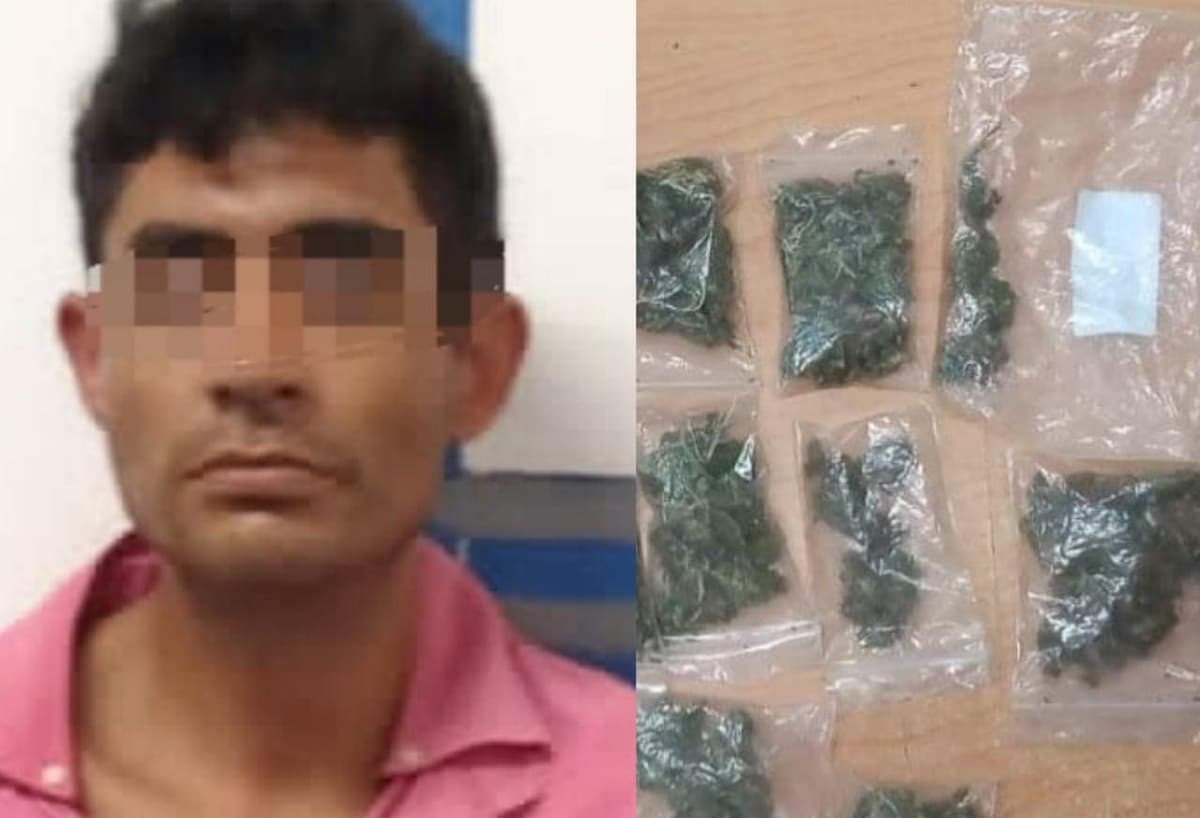 Atrapan a narcomenudista con 24 dosis en Villas del Sol de Playa del Carmen