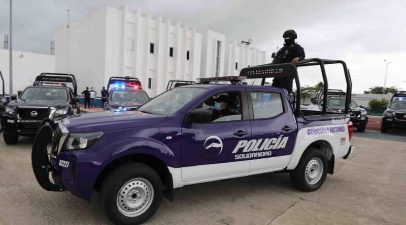 La policía Municipal de Solidaridad aseguró a un hombre por comisión de delito de robo con violencia