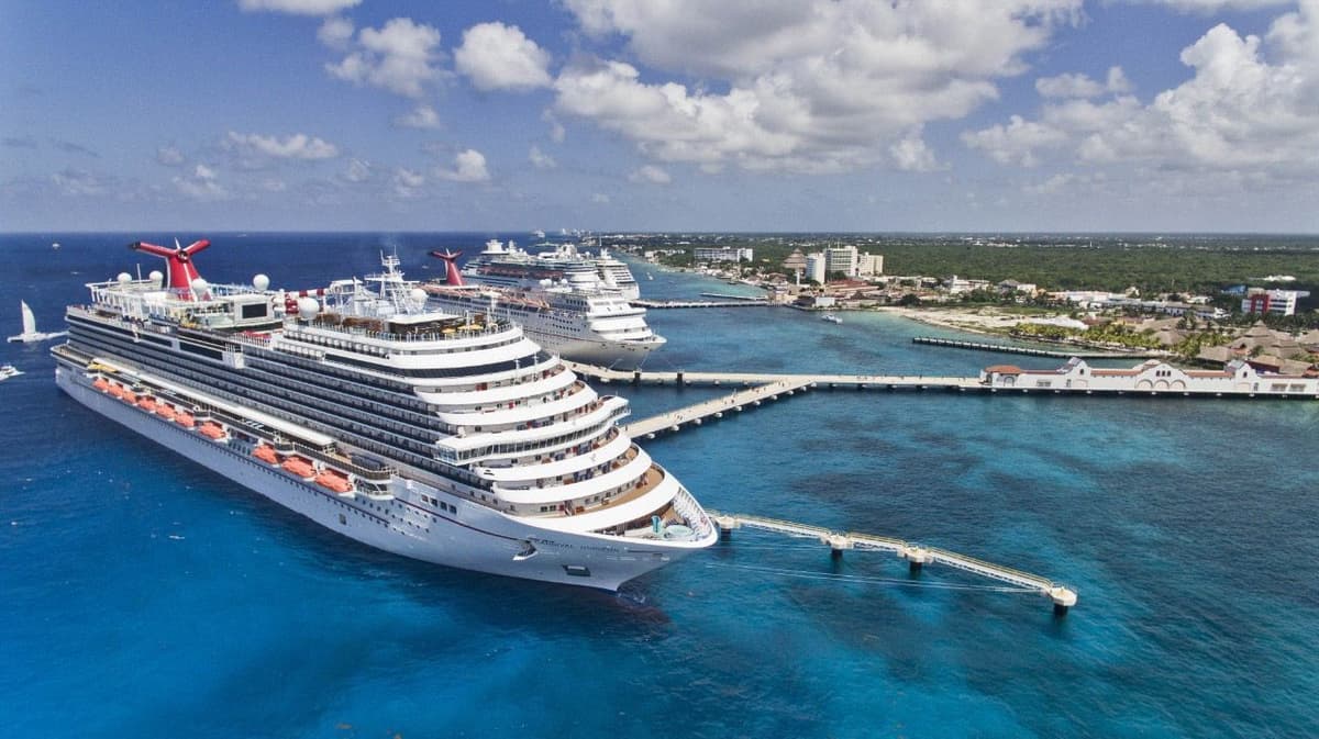 El crucero más grande del mundo que registró más de 40 contagios de COVID-19 está en Cozumel