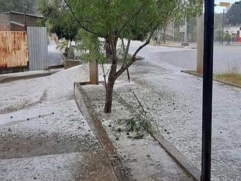 'La Niña' hace presencia en México y causa granizada en Oaxaca