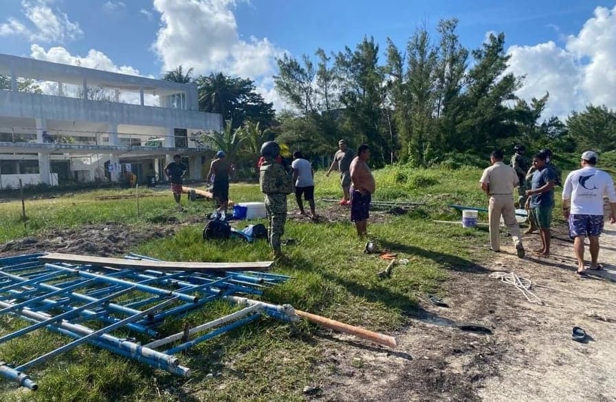 Suspenden construcción de muelle frente al CREA