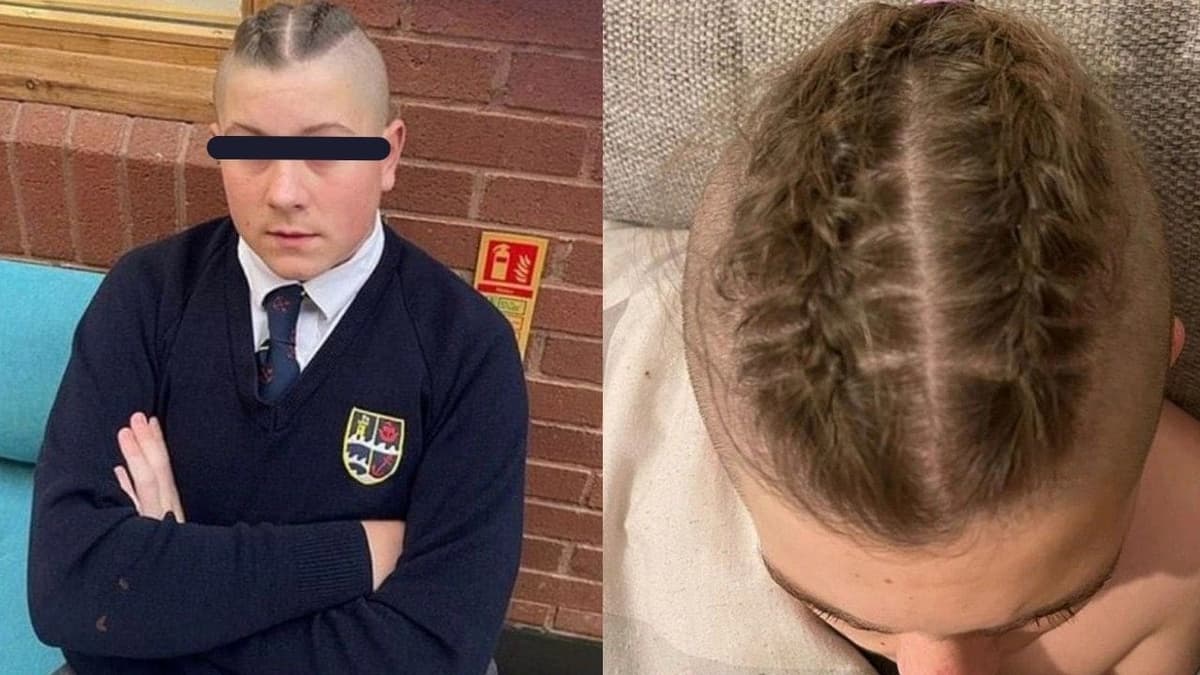 Joven es expulsado por usar trenzas en el cabello, exige el mismo derecho que las niñas