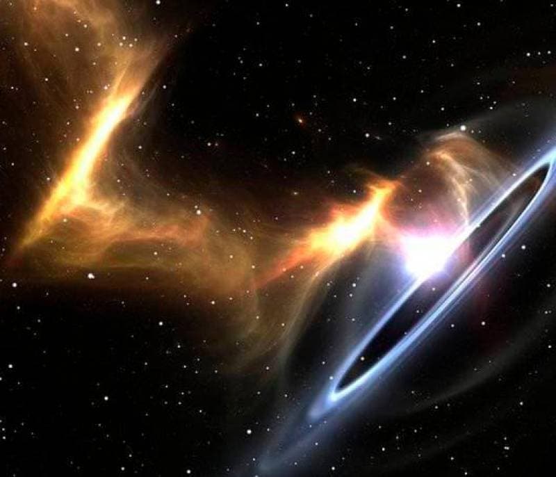 ¡Totalmente opuesto! Encuentran agujero negro que crea estrellas