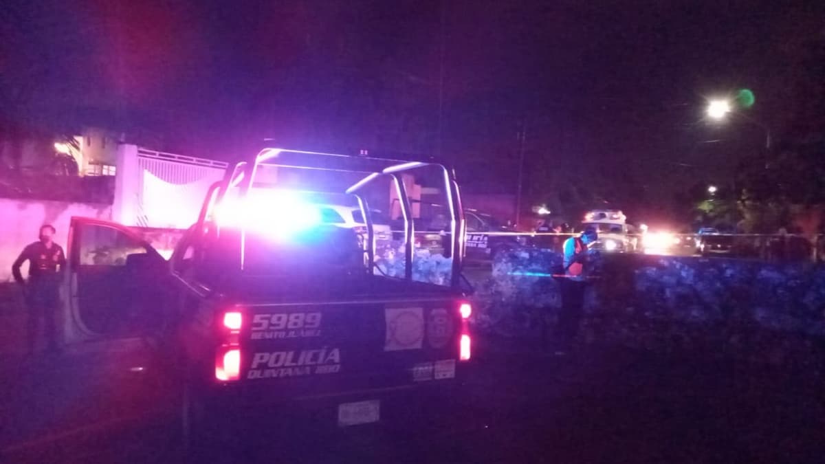 Balean a un hombre en el fraccionamiento Las Palmas de Cancún