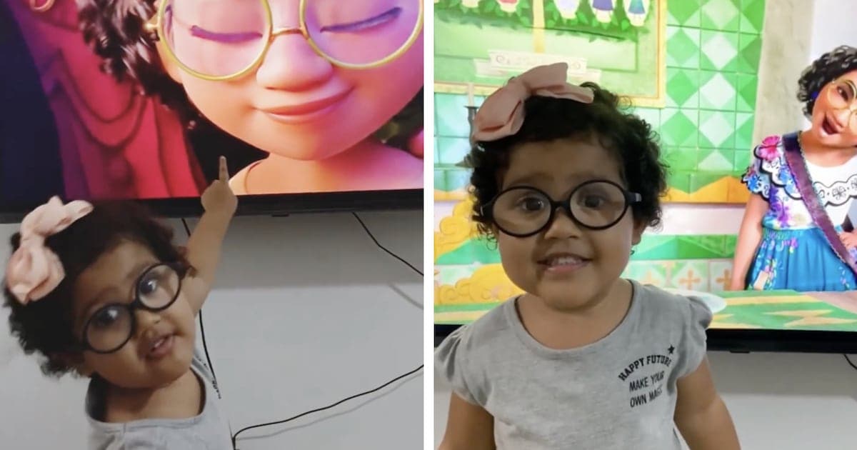 VIDEO: Pequeña se vuelve viral por su increíble parecido a Mirabel de ‘Encanto’
