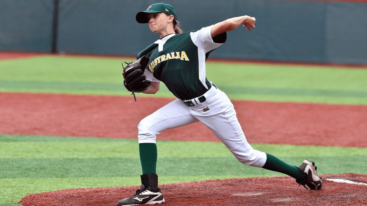 Por primera vez, una mujer juega un partido en la Liga de Beisbol de Australia