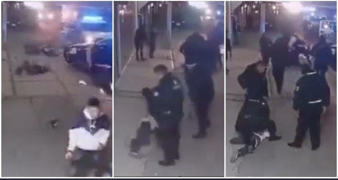 Video: Patrulla impacta motocicleta en la que huían presuntos ladrones en Edomex