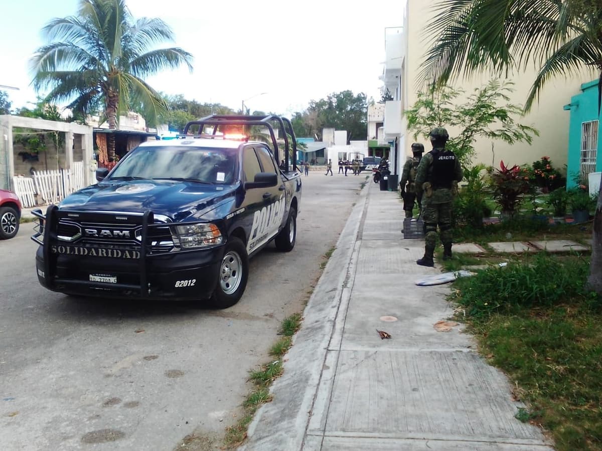 Atacan a balazos a sujeto en fraccionamiento Palmas I de Playa del Carmen