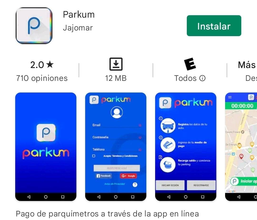 Alertan sobre Parkum, app para pagar parquímetros que hace cobros indebidos
