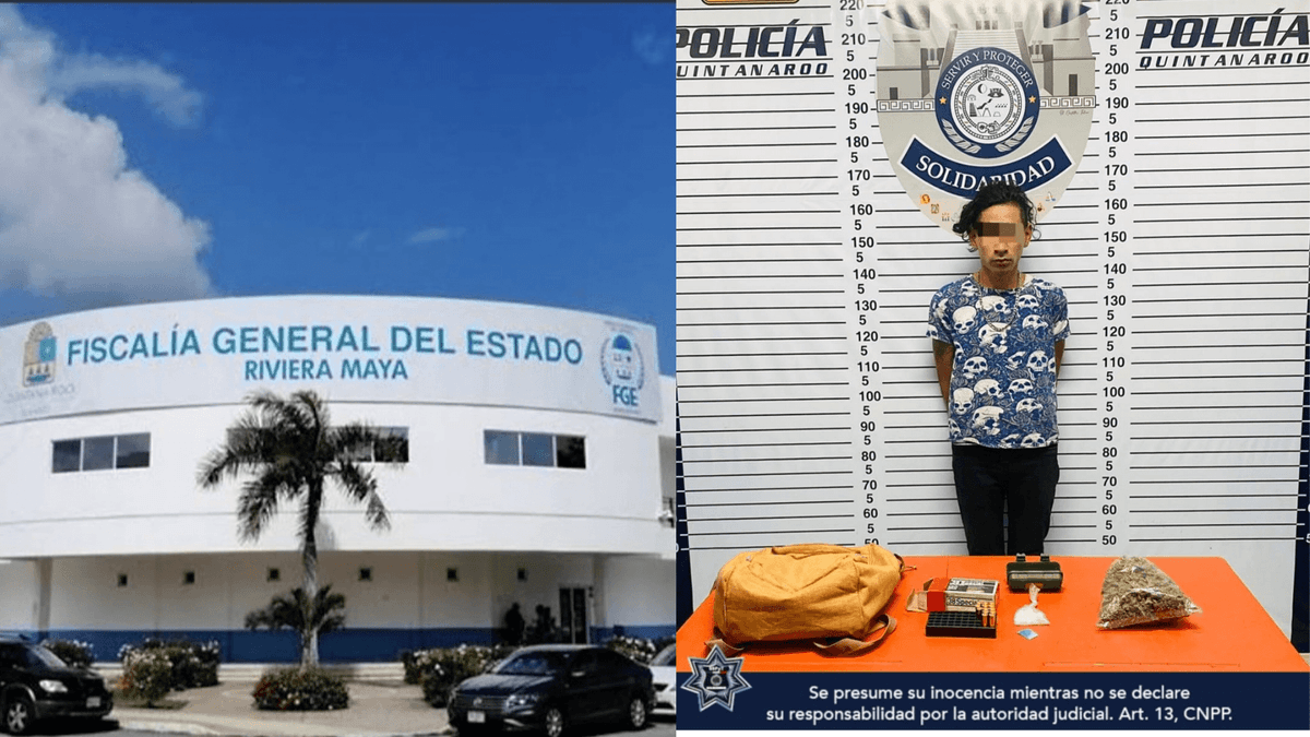 Detienen en Villas del Sol a narcomenudista con bolsitas de mota y cristal
