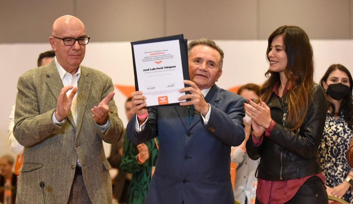 José Luis Pech ya es candidato de MC a la gubernatura de Quintana Roo