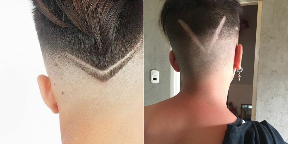 Joven acude con peluquera del barrio para que le marquen una letra en su cabeza; error lo vuelve viral