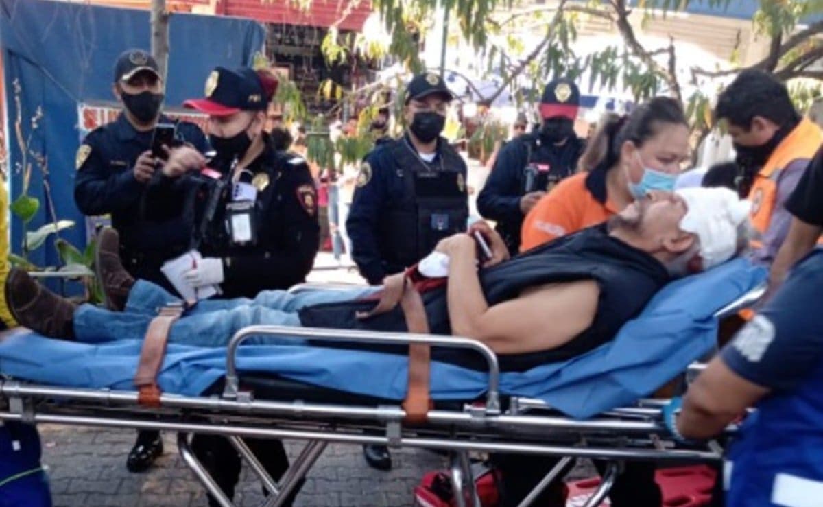 Balean a abuelito tras intentar asaltarlo en sucursal bancaria de CDMX