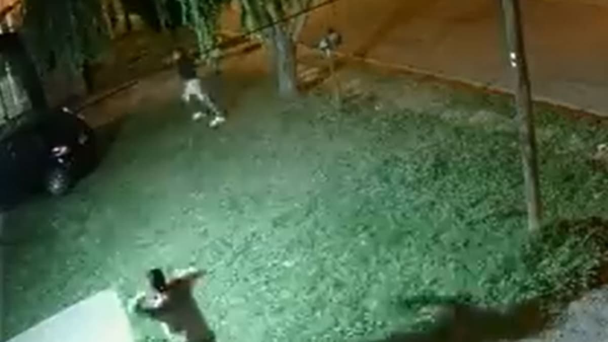 VIDEO: Hombre se defiende con piedras para evitar que le roben su vehículo