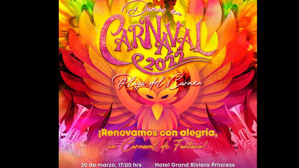 Se abre compra de boletos para Damas en Carnaval 2022