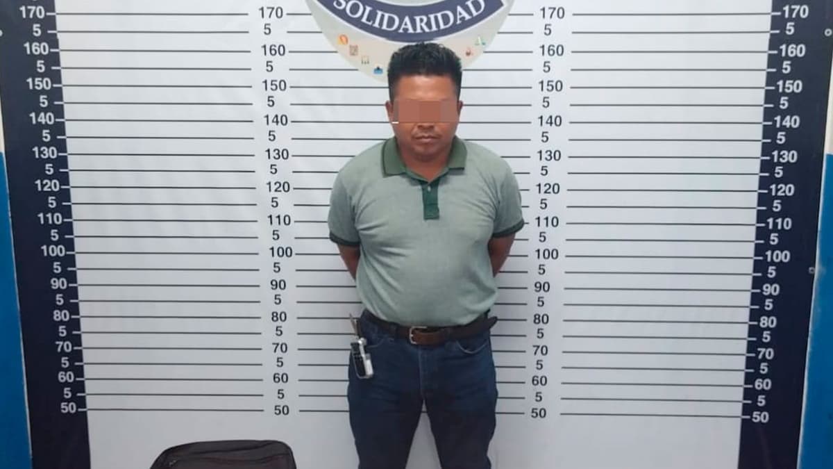 Capturan a sujeto con posesión de armas ilegalmente en Playa del Carmen