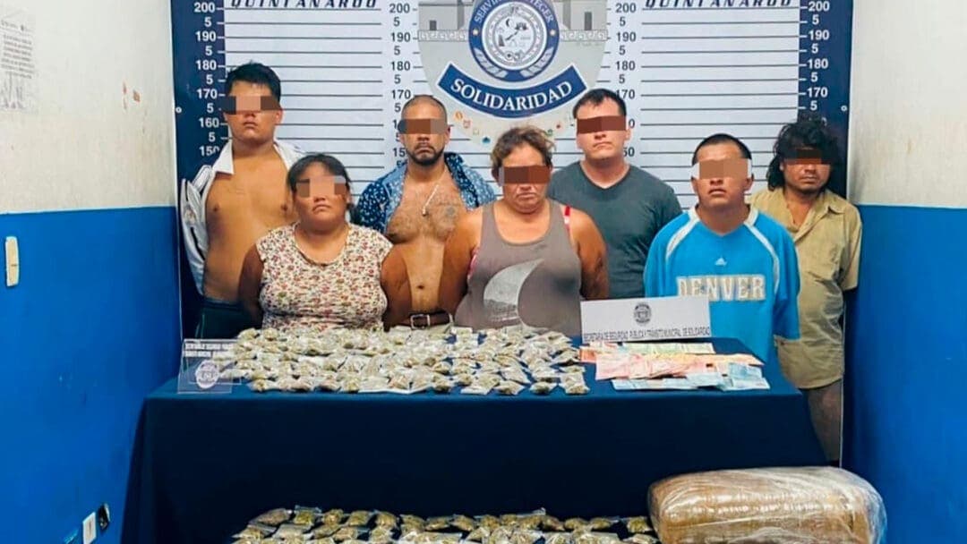 Cae célula de "El Brayan" con casi 500 dosis en Playa del Carmen