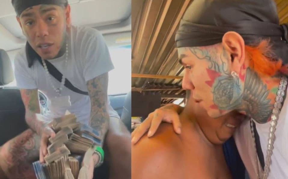 VIDEO: Rapero regala 1 mdp a una familia de Cancún en pobreza extrema