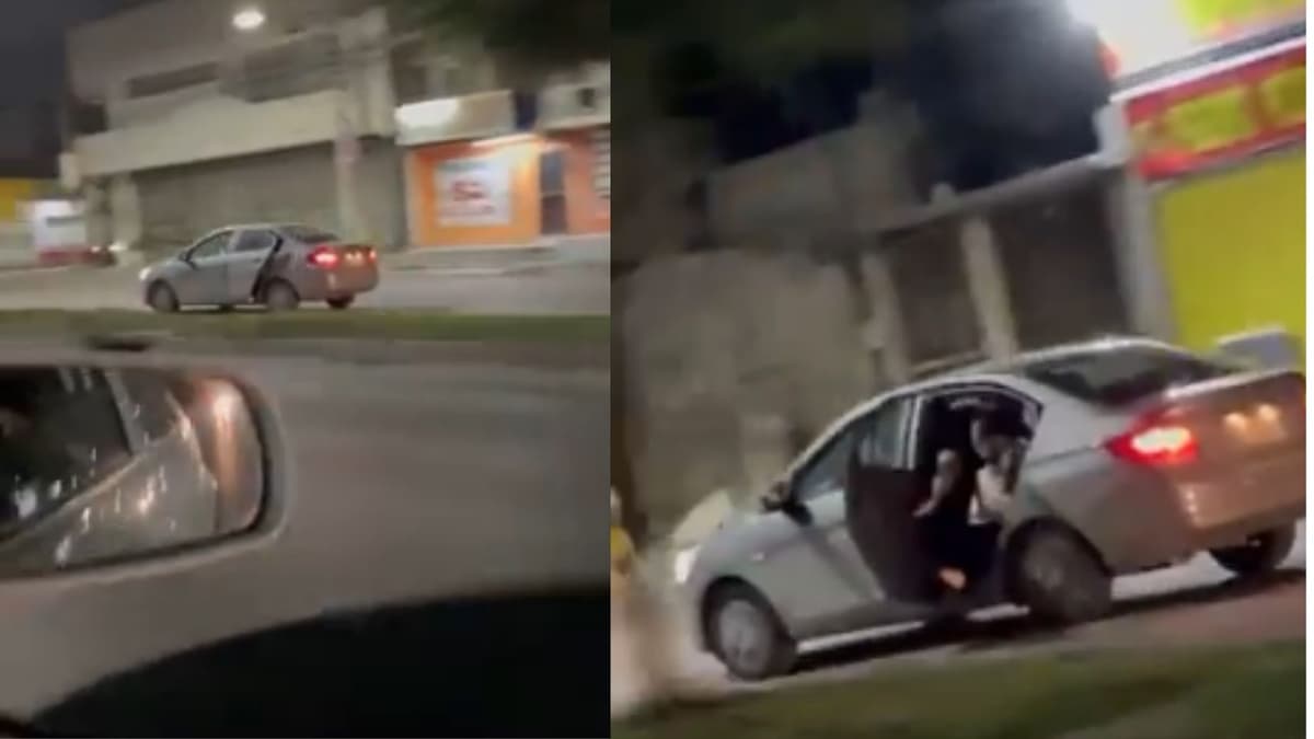 Video: Captan presunto intento de secuestro de una mujer en Nuevo León