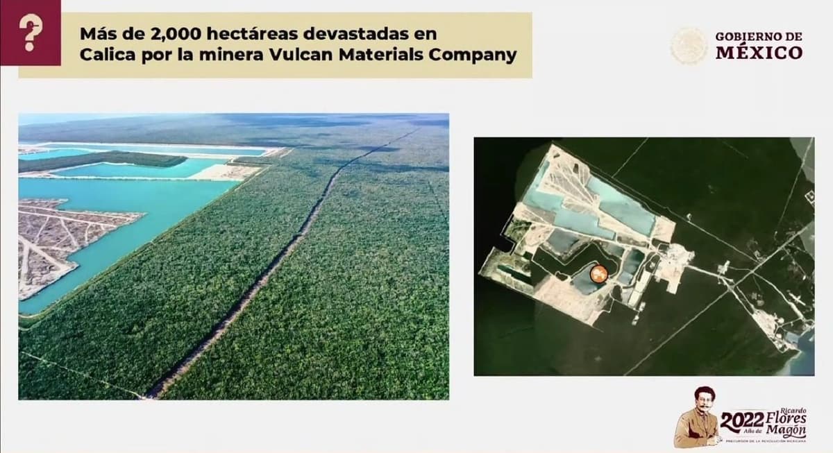 ¿Será por qué ya no hay más material par extraer? Acepta Vulcan transformar terrenos de Calica en parque natural en la Riviera Maya