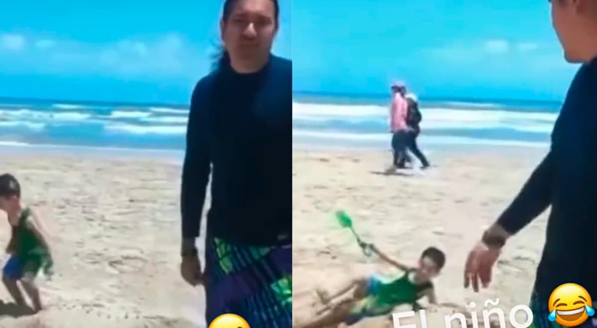 Video: Niño destruye figura de arena mientras artista la presumía en TikTok