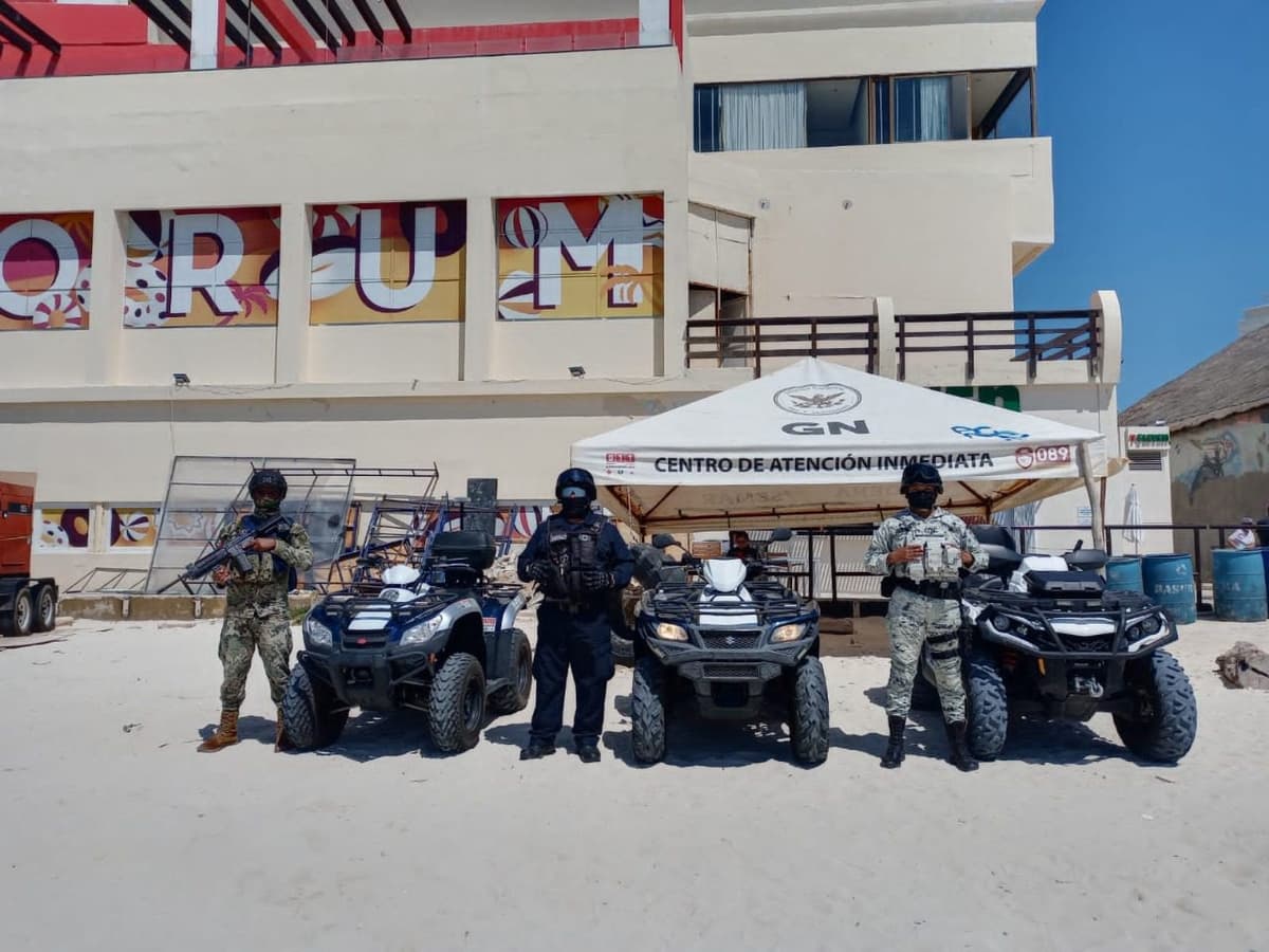 En Quintana Roo se despliega operativo de prevención en periodo vacacional de Semana Santa