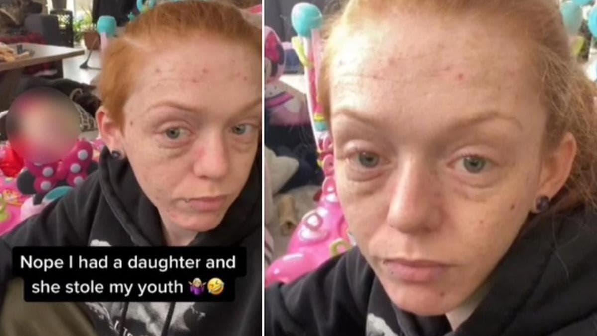 Llaman a madre de 22 años "drogadicta" en redes tras dar a luz por envejecer demasiado
