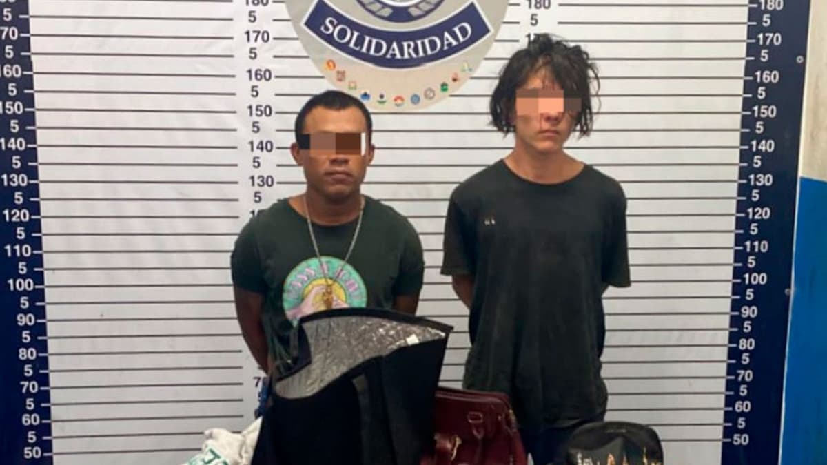 Roban a casa habitaciones y los capturan en Playa del Carmen