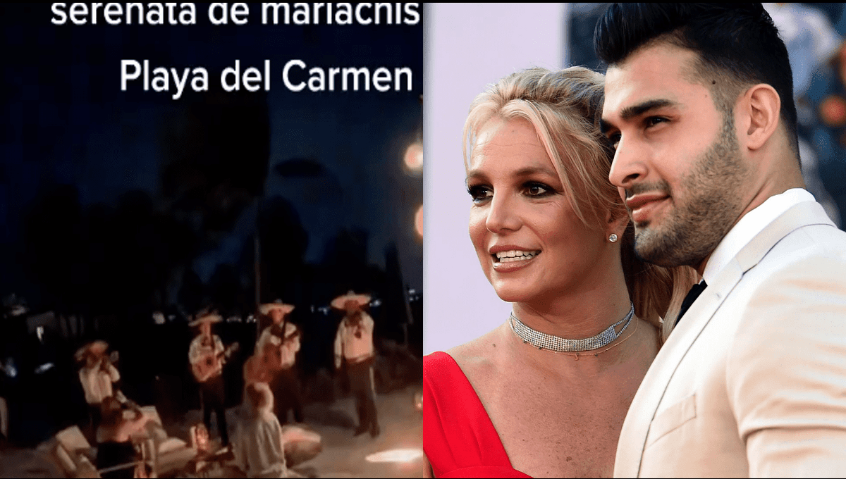 VIDEO: Britney Spears disfruta serenata con mariachi en Playa del Carmen