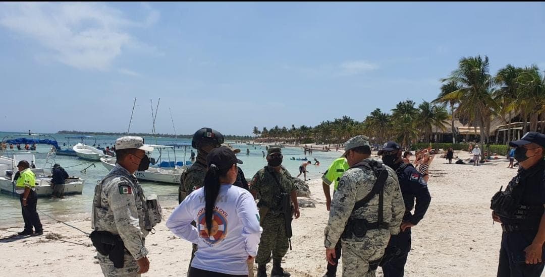 Alistan operativo de seguridad por vacaciones de Semana Santa en Tulum