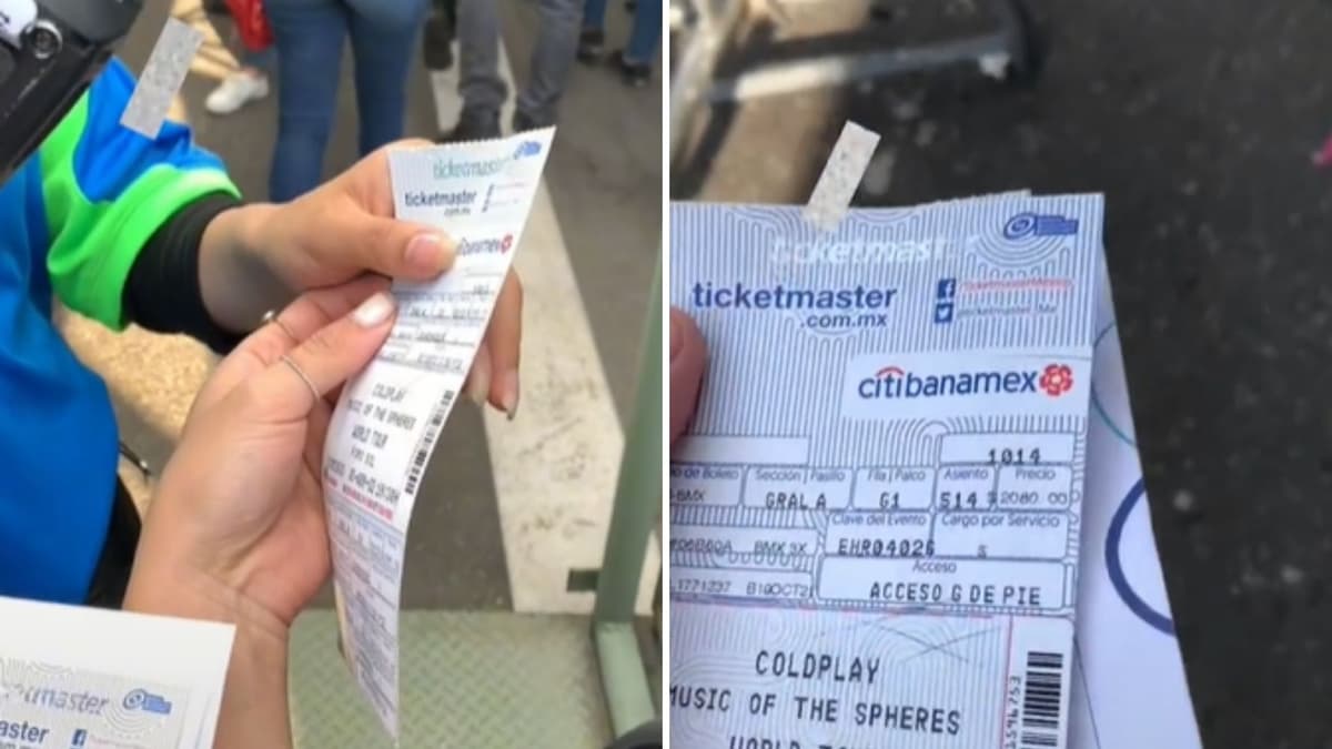 VIDEO: Compra boletos para ver con su novia a Coldplay en la CDMX, eran falsos