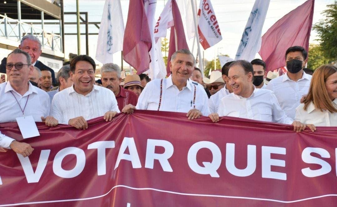 Adán Augusto, Mario Delgado y otros morenistas promueven revocación de mandato