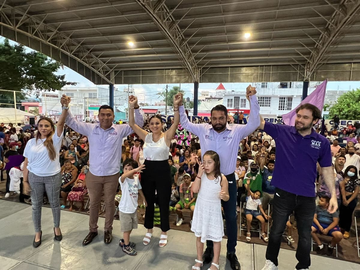 “Gracias familias de Solidaridad por cerrar campaña conmigo de corazón”: Beto López