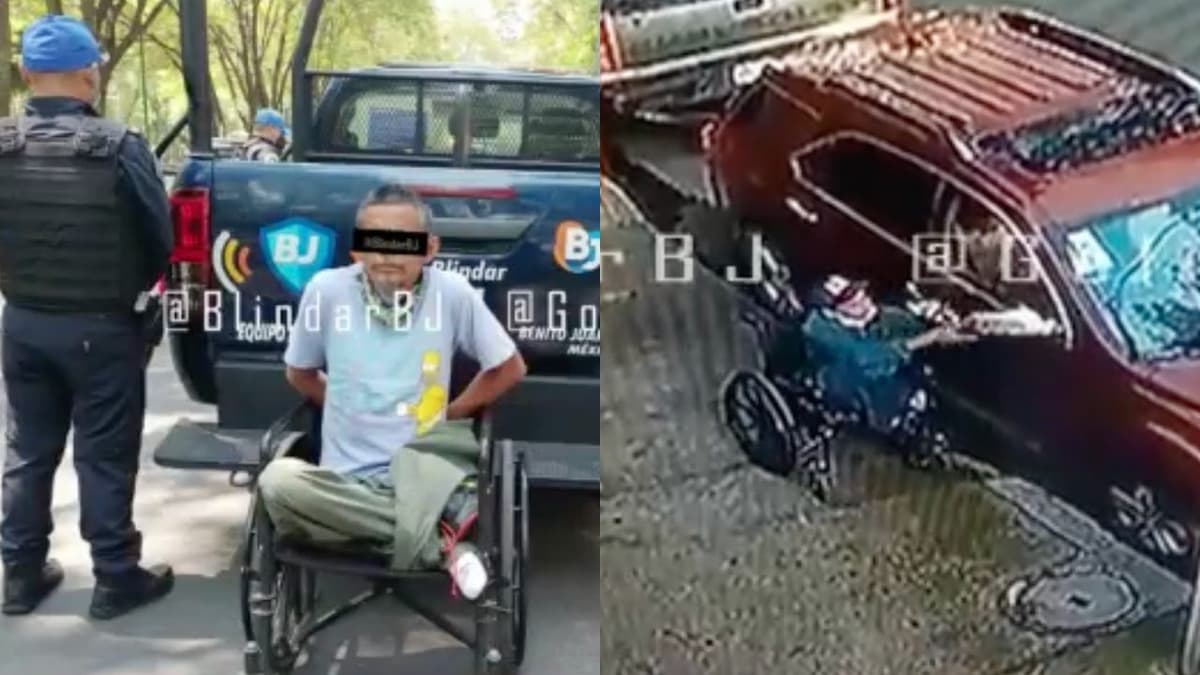 Capturan al ‘Ruedas Mágicas’ un hombre que, en silla de ruedas, robaba autopartes