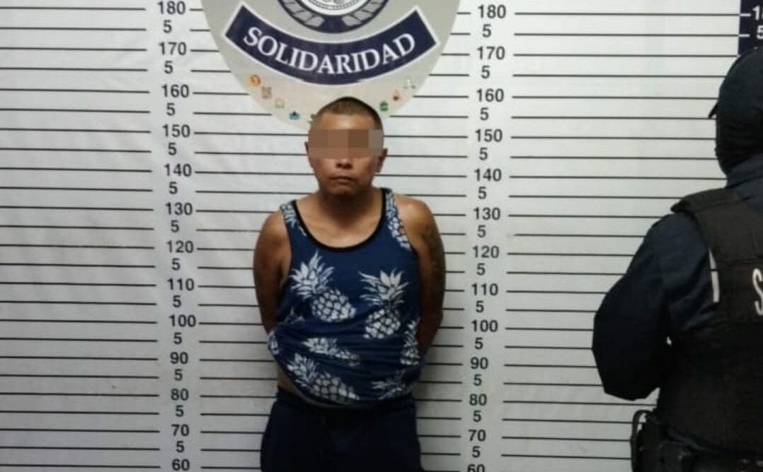 En operativo de vigilancia capturan a 'dealer' en el Ejido de Playa del Carmen