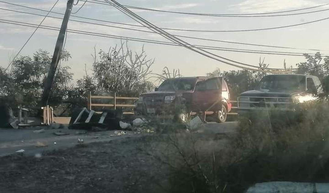 Video: Balaceras, bloqueos y autos quemados en Matamoros, Tamaulipas