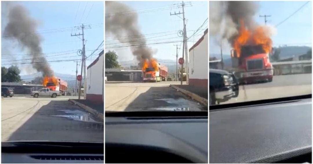 Video: Bloqueos y autos quemados tras operativo en Michoacán en zona del CJNG
