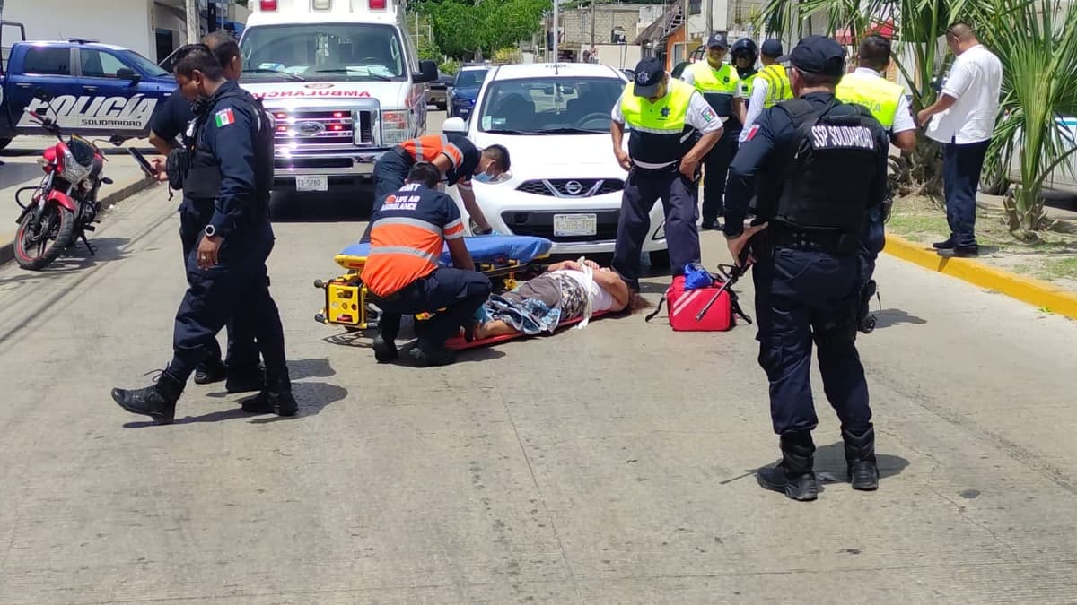 Taxista atropella a un peatón en Playa del Carmen