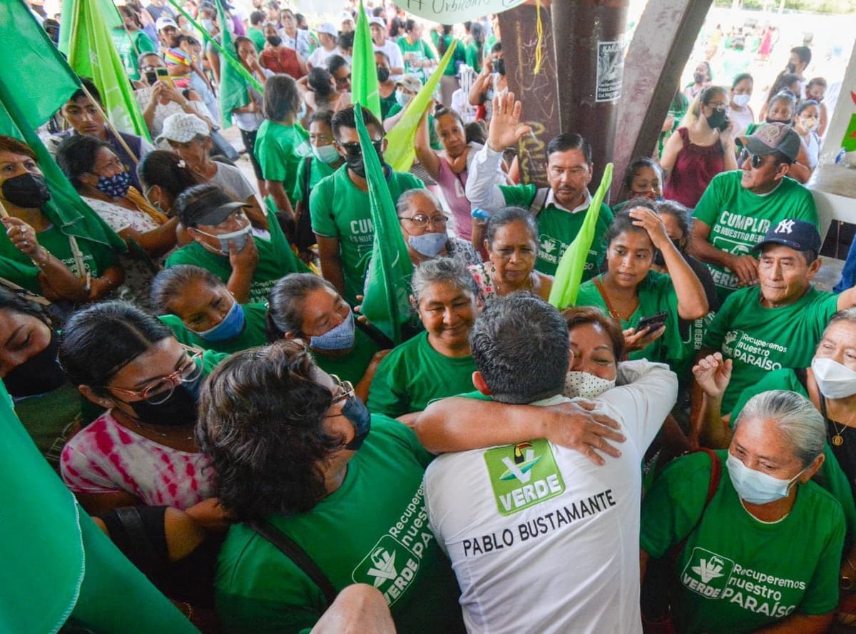 El Partido Verde se consolida como la segunda fuerza política en Quintana Roo: Pablo Bustamante