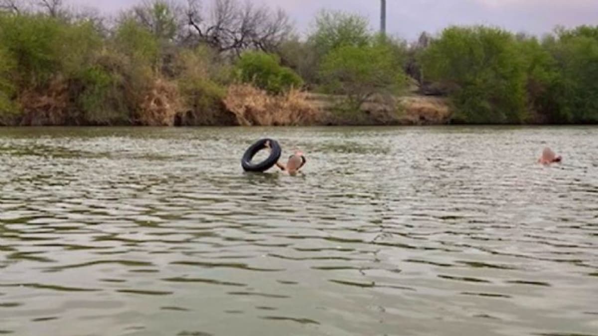 Madre se ahoga en el Río Bravo frente a su hijo; quería llegar a EEUU