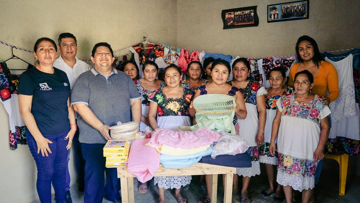 Tulum: Desarrollo Económico impulsa el autoempleo para familias de la zona maya