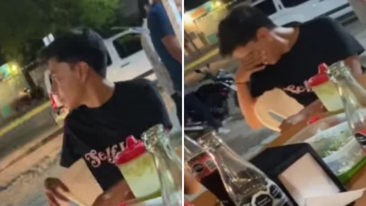 VIDEO: Reacción de un joven se hace viral por ver a su ex con su nueva pareja