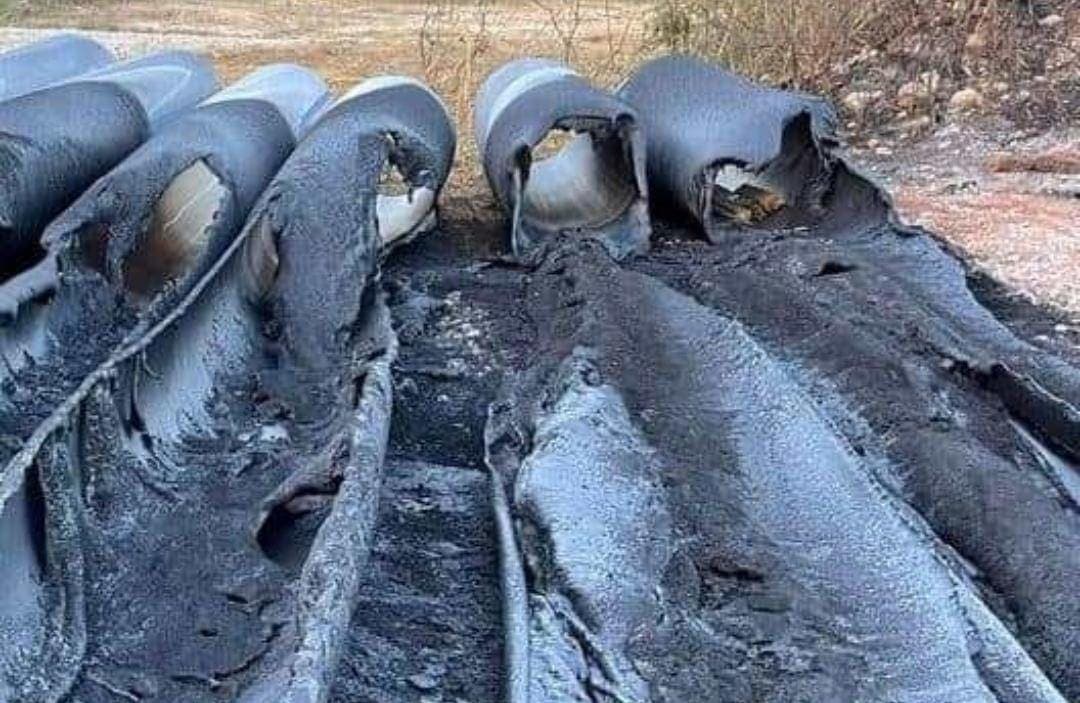 Incendian tuberías para evitar que se mande agua a Monterrey