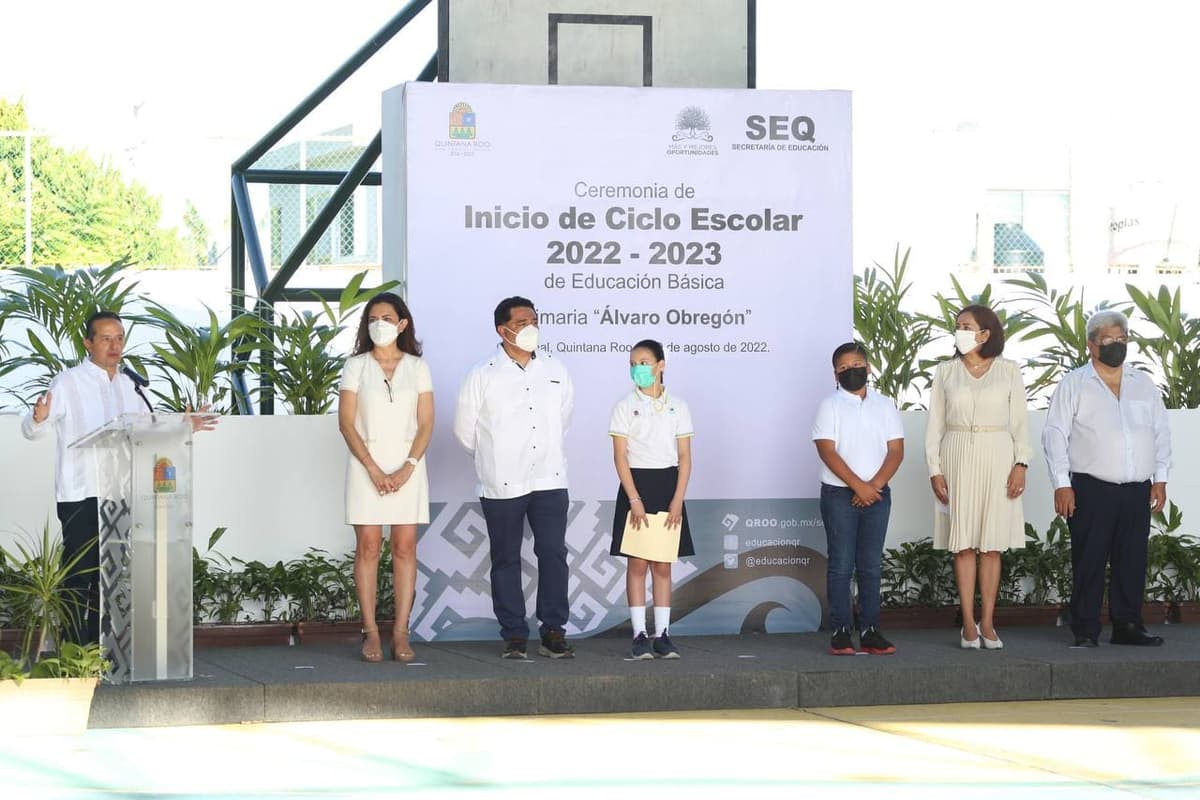 Inició el ciclo escolar 2022-2023 en educación básica y media superior