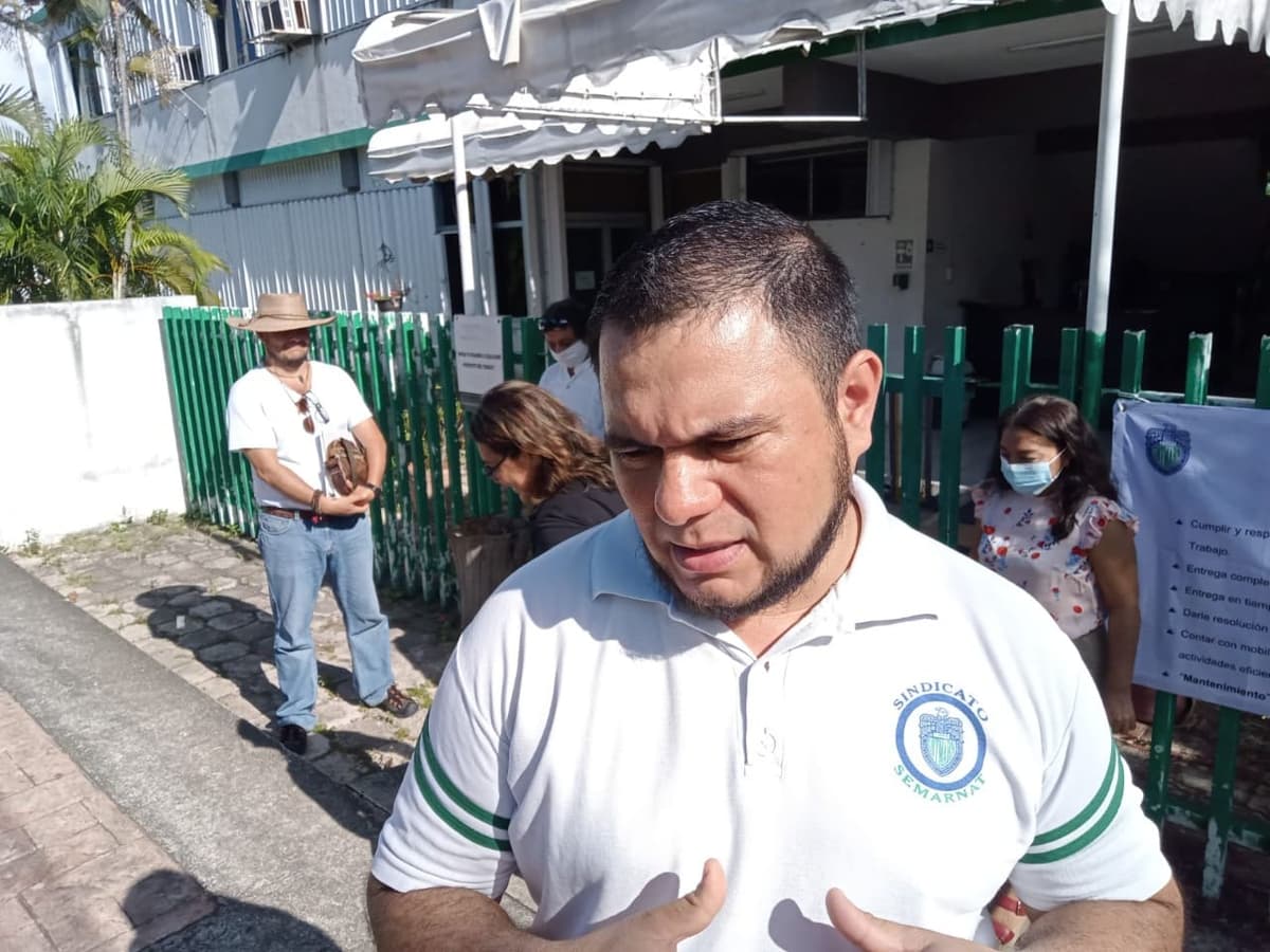 Trabajadores de la Semarnat en Quintana Roo se suman a paro nacional por incumplimiento a sus prestaciones