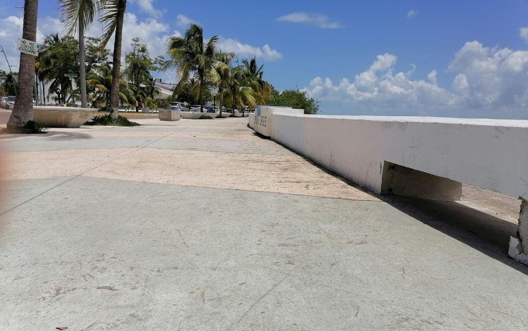 Lluvias evidenciaron fallas en las obras del bulevar Bahía de Chetumal