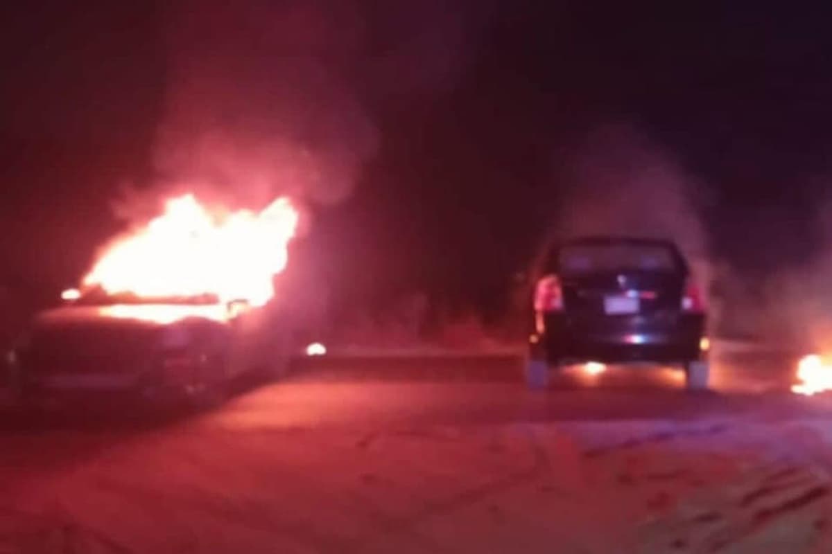 Violencia en Baja California: queman cuatro vehículos más en Ensenada
