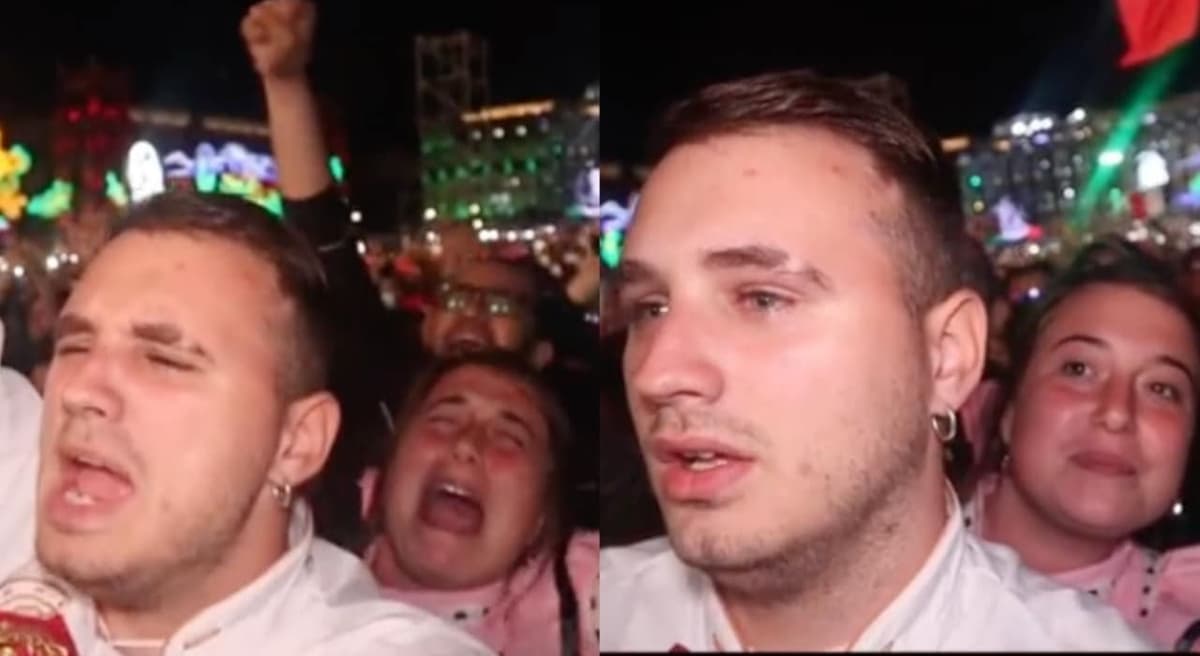 VIDEO: Jóvenes españoles lloran de emoción durante el Grito de Independencia de AMLO