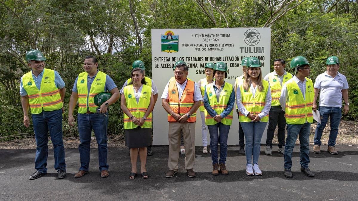 Cumple Marciano Dzul con la trasformación de más caminos de acceso en la zona maya