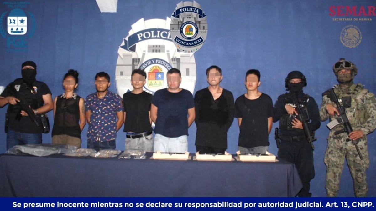 GOLPE A LA DELINCUENCIA: Caen once de una célula en Cancún